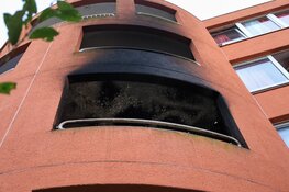Brand op balkon bij flatwoning Venserpolder