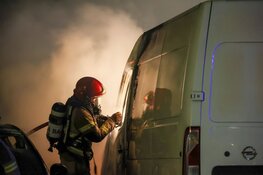 Bestelbus uitgebrand in Amsterdam-West