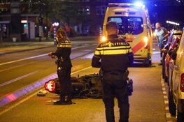Scooterrijder gewond na val in Amsterdam-West