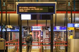 NS staking al vroeg in de ochtend merkbaar op Station Sloterdijk