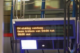 NS staking al vroeg in de ochtend merkbaar op Station Sloterdijk