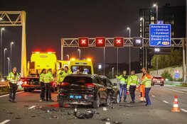 Vier gewonden bij ongeval op ringweg A10