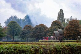 Brand in bungalow Park Frankendael in Amsterdam