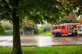Brand in bungalow Park Frankendael in Amsterdam