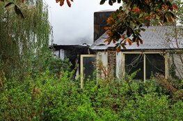 Brand in bungalow Park Frankendael in Amsterdam