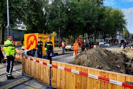 Graafwerkzaamheden Marnixstraat stilgelegd na vondst menselijke botten