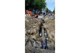 Graafwerkzaamheden Marnixstraat stilgelegd na vondst menselijke botten