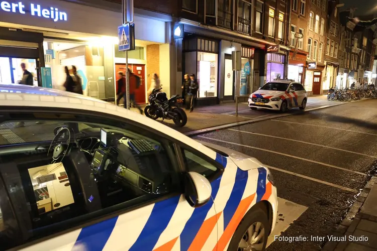 Overval op Albert Heijn Haarlemmerdijk