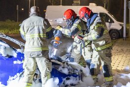 Auto door brand verwoest op Bok de Korverweg