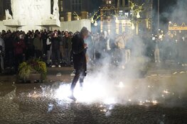 Onrustige avond op de Dam