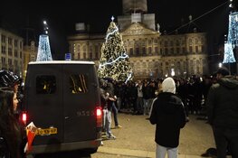 Onrustige avond op de Dam