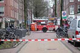 Brand in keuken van restaurant in Amsterdam