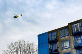Val van hoogte langs Heesterveld in Amsterdam