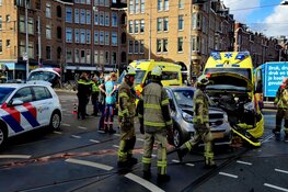 Ambulance betrokken bij aanrijding op Amstelveenseweg