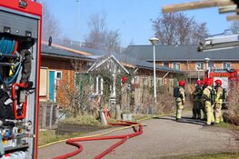 Brand in atelier in Noord