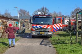 Brand in atelier in Noord