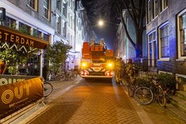 Brand in "Smokehouse" in centrum van Amsterdam