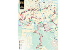 Definitief parcours bekend Jubileum editie TCS Amsterdam Marathon