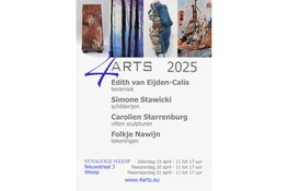 4Arts Weesp 2025: De jaarlijkse Paasexpositie in Synagoge Weesp