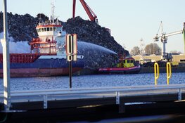 Brand op schroothoop Westelijk Havengebied