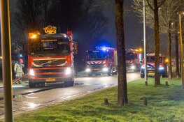 Brand bij Waternet in Amsterdam-Westpoort