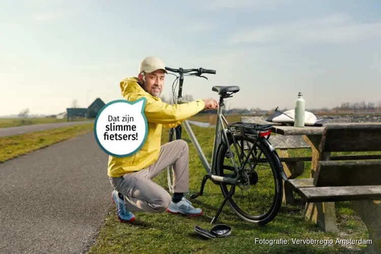 Vervoerregio Amsterdam lanceert campagne voor veilig fietsende 55-plusser