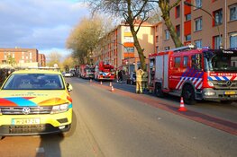 Flinke brand in kelderbox in Amsterdam