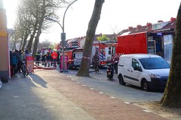 Flinke brand in kelderbox in Amsterdam