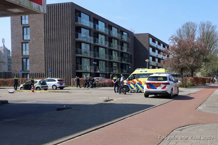 Fatbiker gewond bij ongeluk op Pieter Calandlaan