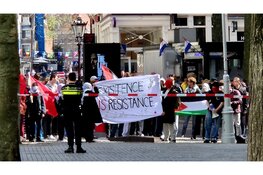 Pro-Palestina demonstranten bezetten Maagdenhuis in Amsterdam