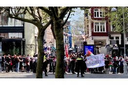 Pro-Palestina demonstranten bezetten Maagdenhuis in Amsterdam