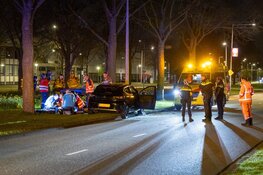 Automobilist gereanimeerd na eenzijdig ongeval Transformatorweg