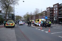 Motorrijder raakt gewond bij aanrijding met auto