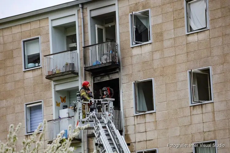 Brand in flatwoning Amsterdam Nieuw-West