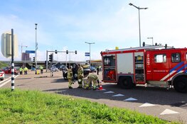 Ongeluk op afrit A9 in Amsterdam