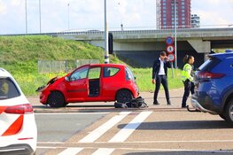 Ongeluk op afrit A9 in Amsterdam