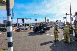 Ongeluk op afrit A9 in Amsterdam