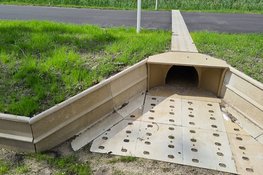 Noordelijke kant faunapassage A1 toegankelijker voor dieren