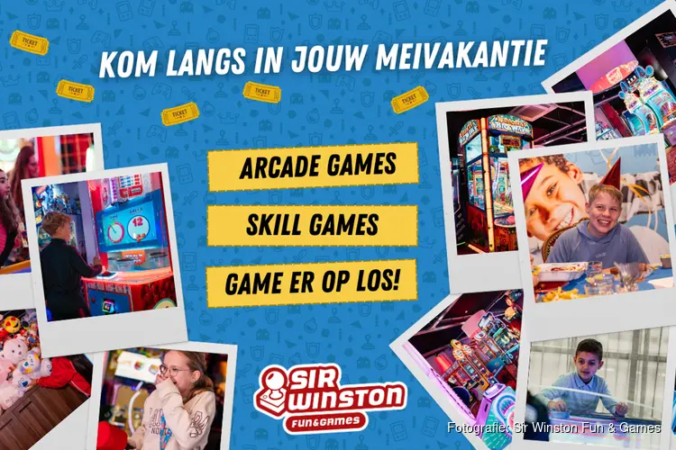 Meivakantie bij Sir Winston Fun & Games