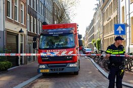 Woningbrand in Fokke Simonszstraat