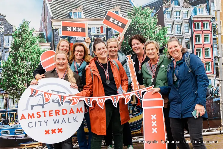Inschrijving 11e editie Amsterdam City Walk geopend