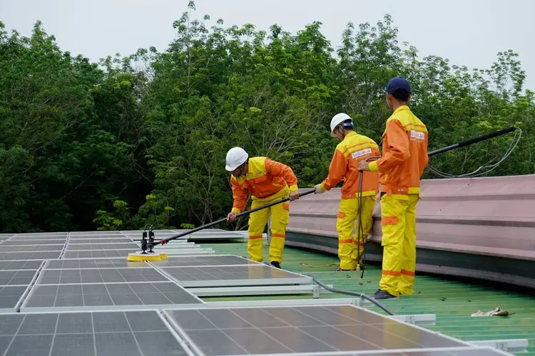 De zonnepanelen van je bedrijfsgebouw laten reinigen? Zo doe je dat