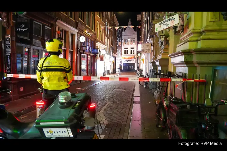 Schietincident in de Oudebrugsteeg in Amsterdam