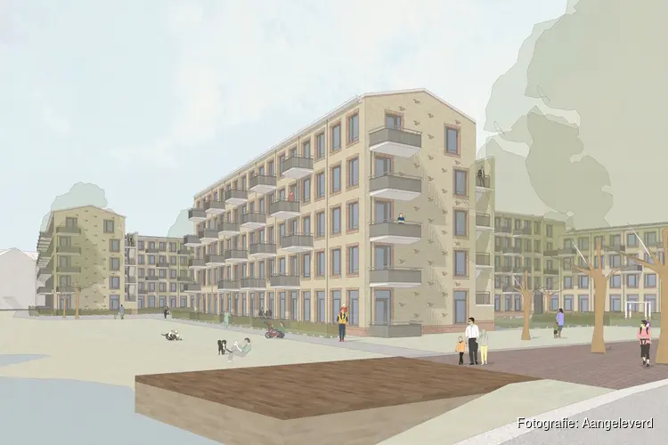 Struijckenkade (Slotermeer): nieuwbouw 310 woningen gestart