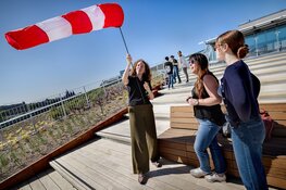 Hoogste stadsplein van Nederland op het dak van NEMO Science Museum 23 mei open voor het publiek