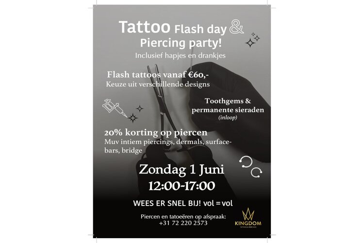 Tattoo Flash Day & Piercing Party