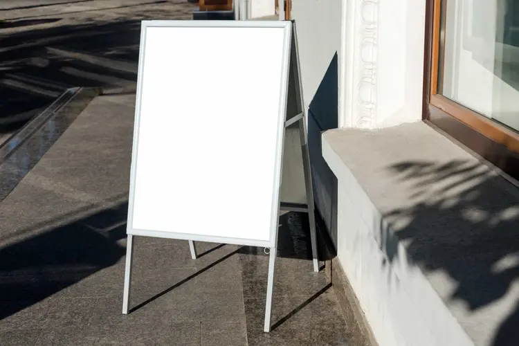 Trek meer klanten met een creatief stoepbord