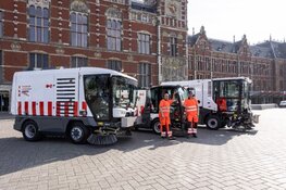 Eerste elektrische veegmachines vanaf vandaag in gebruik