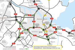 26 juni – 12 juli: zeer veel verkeershinder vanwege werkzaamheden A10 Zuid en A10 Oost