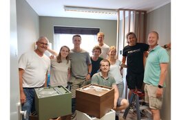 Vrijwilligers klussen bij Timon-woonvorm